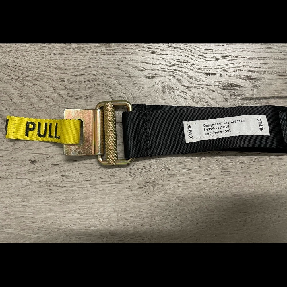 HERON PRESTON Black Quick Release Belt